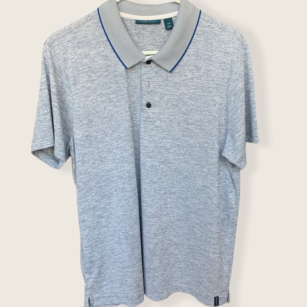 Perry Ellis Men’s Polo Size Large 100%Polyester